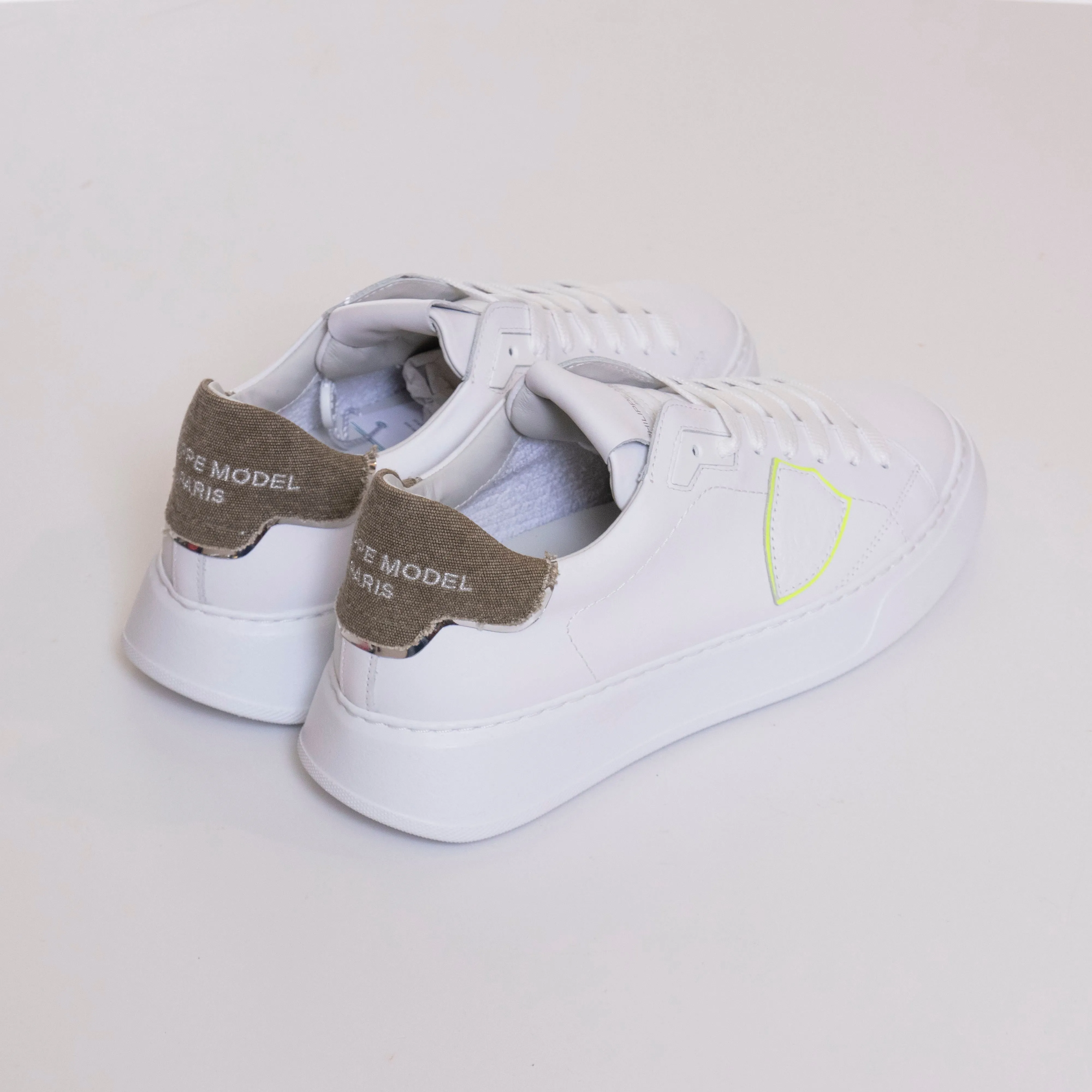 PHILIPPE MODEL SNEAKER TEMPLE WHITE GREEN