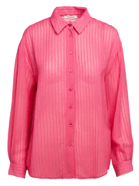  PLEASE   Camicia con collo classico | Rosa