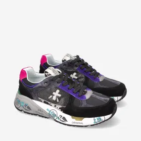 PREMIATA SNEAKER MASED BLACK FUXIA