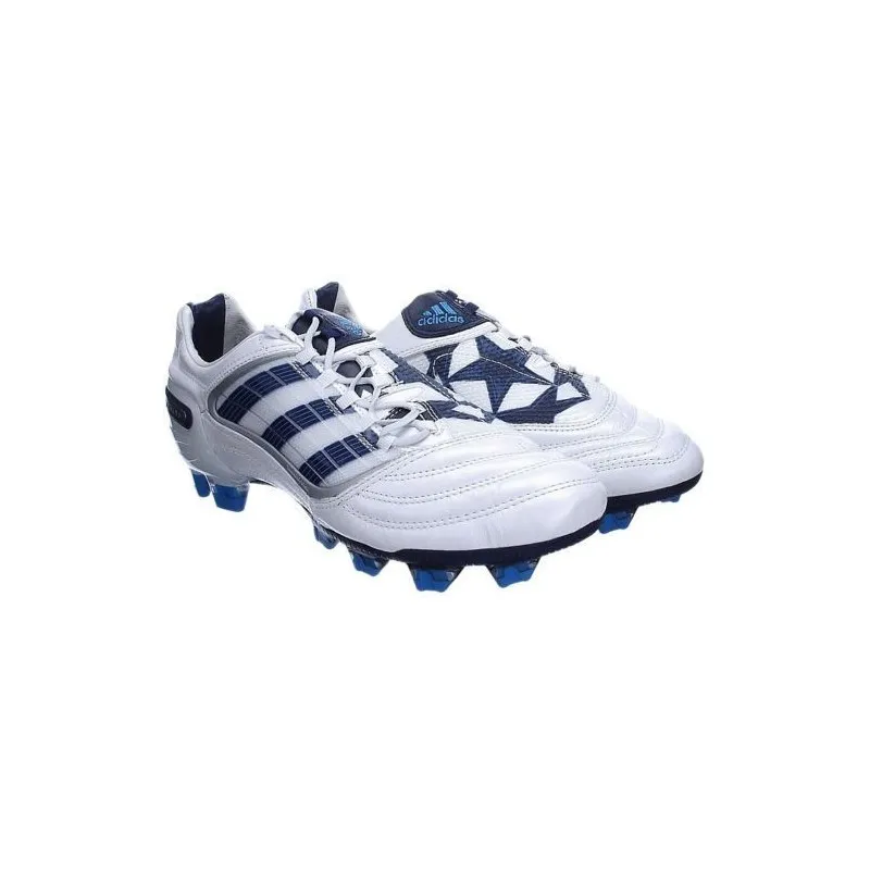 SCARPA CALCIO ADIDAS PREDATOR X FG CL" BIANCO/BLU - G19953"