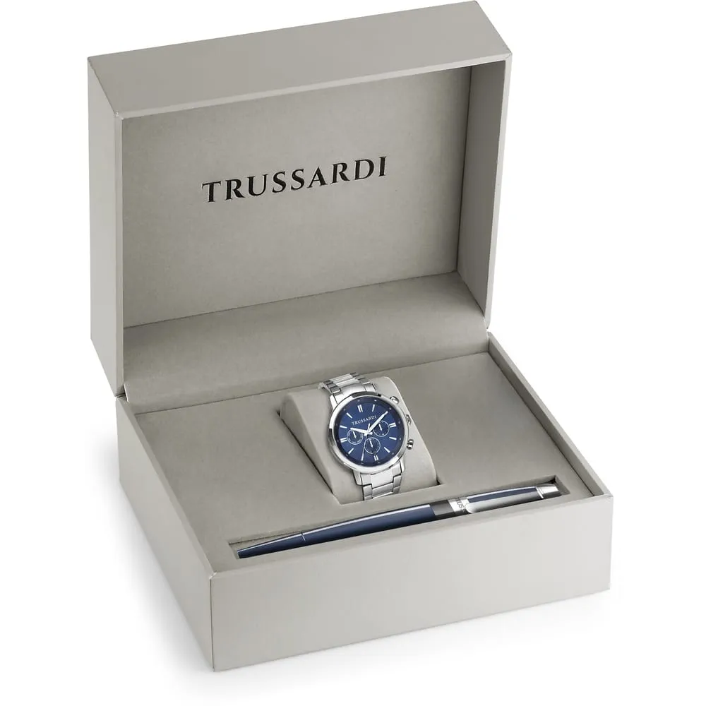 Set Orologio Solo Tempo +Penna T-Couple Trussardi