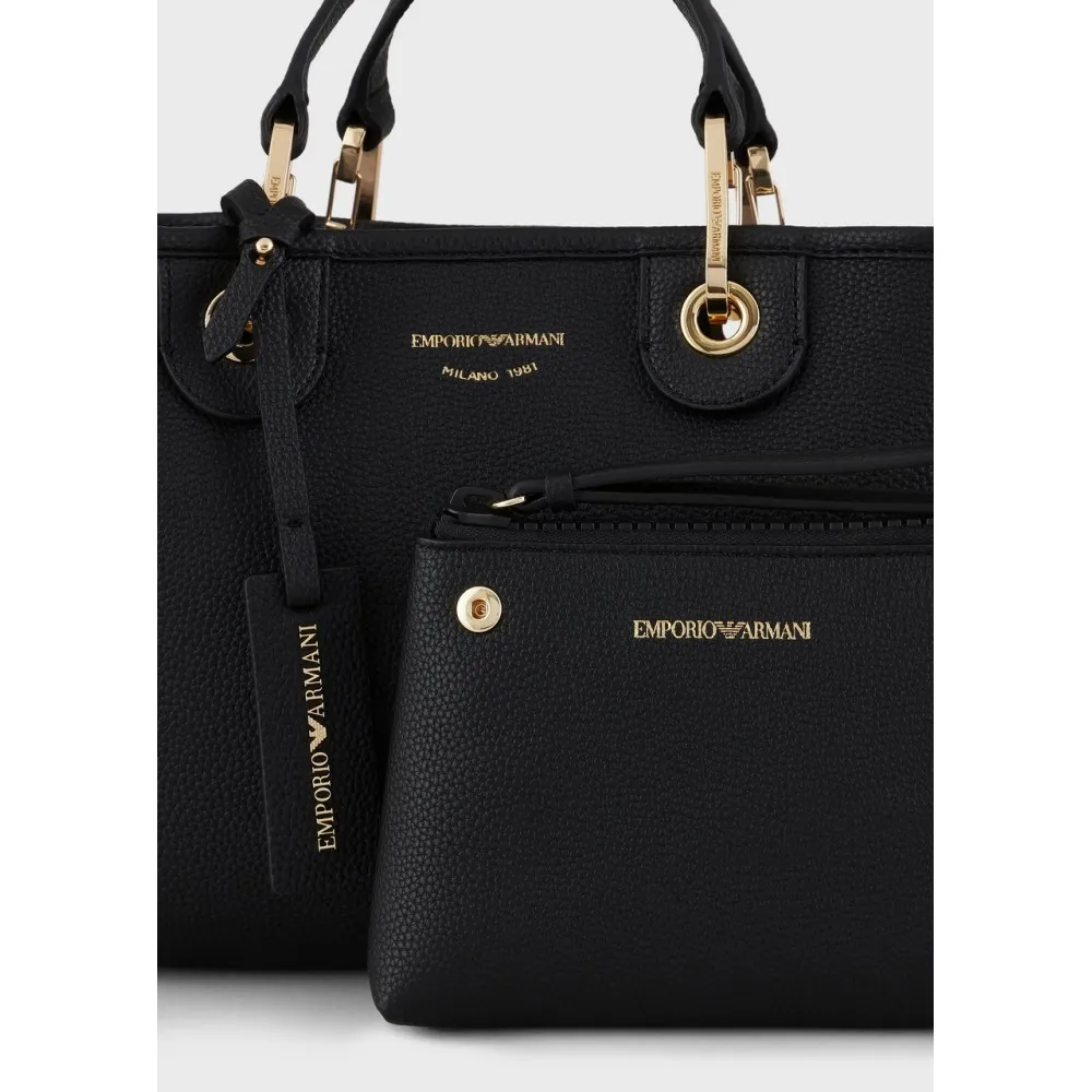 Shopper bag piccola simil cervo Emporio Armani