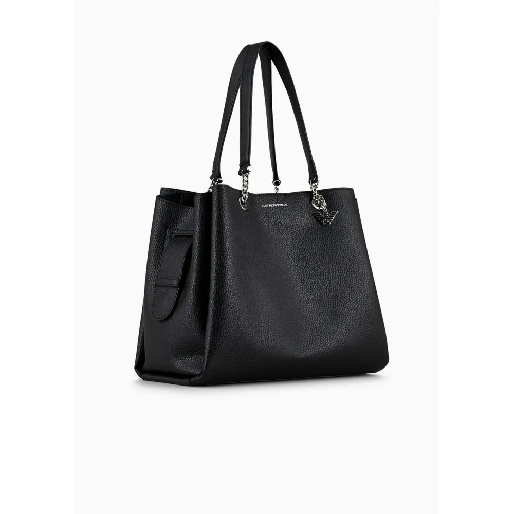 Shopper con pounch estraibile Emporio Armani