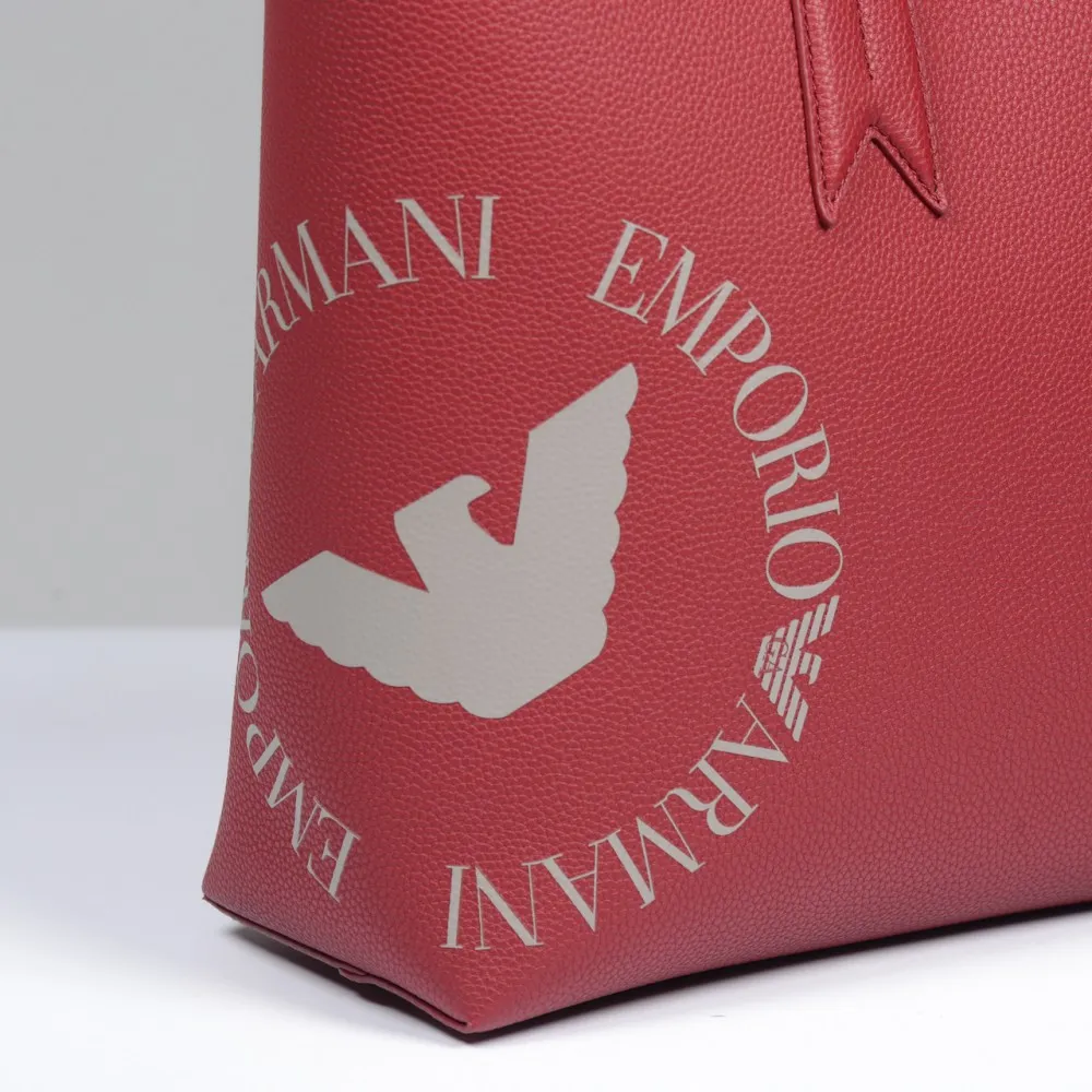 Shopper grande logata Emporio armani