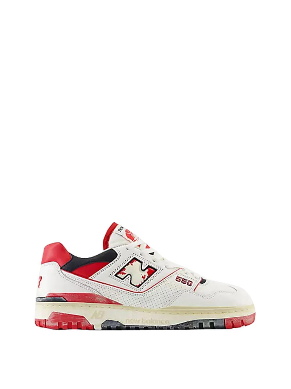 Sneaker Uomo new balance bb550vga-offwhitered