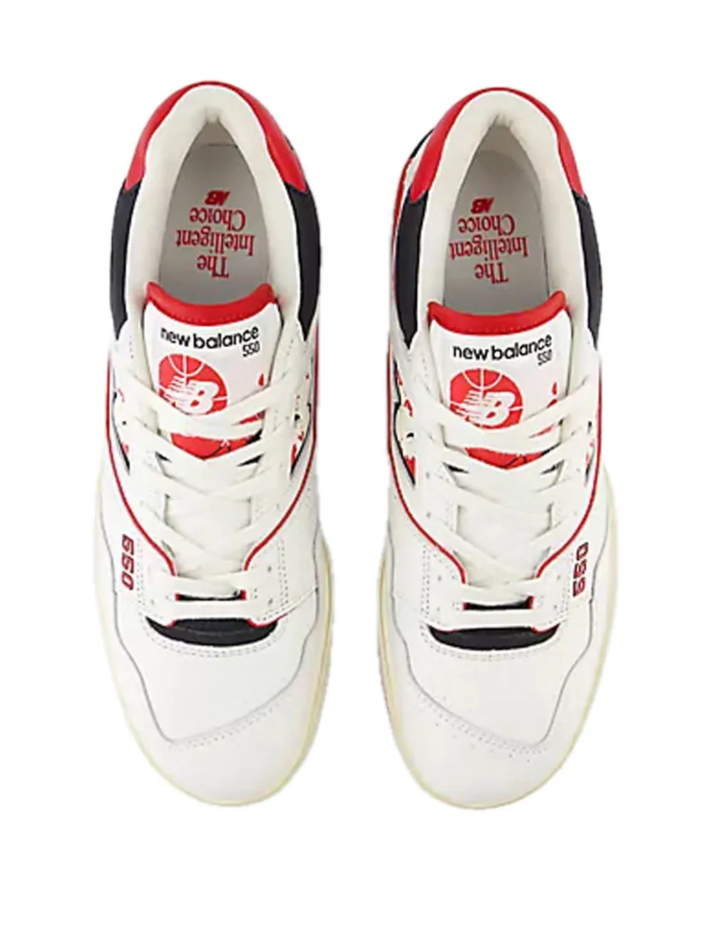 Sneaker Uomo new balance bb550vga-offwhitered