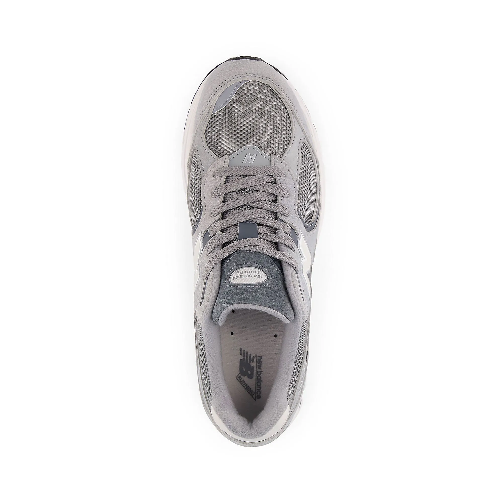 Sneakers M2002 pelle/textile grigio