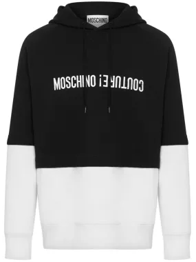 Spaccata Moschino con design a blocchi di colore