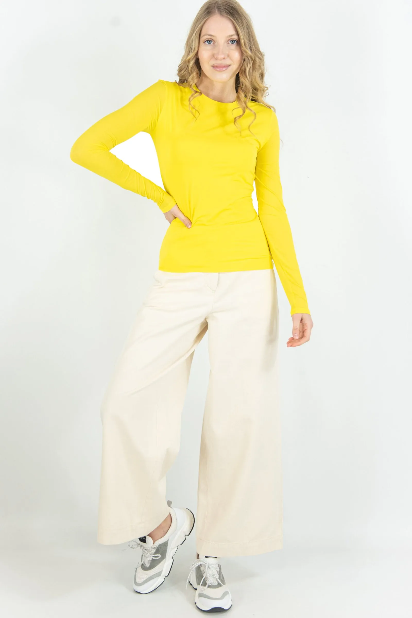 SPORTMAX T-shirt slim ANZIO variante 005 colore Giallo