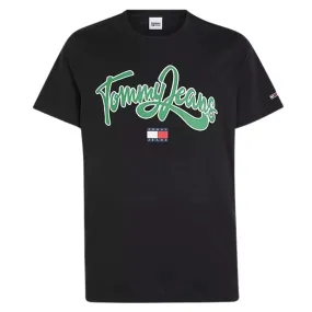 T-shirt Tommy Jeans college con logo