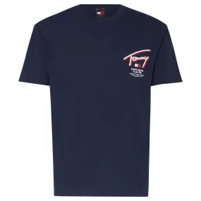 T-shirt Tommy Jeans con logo sul retro