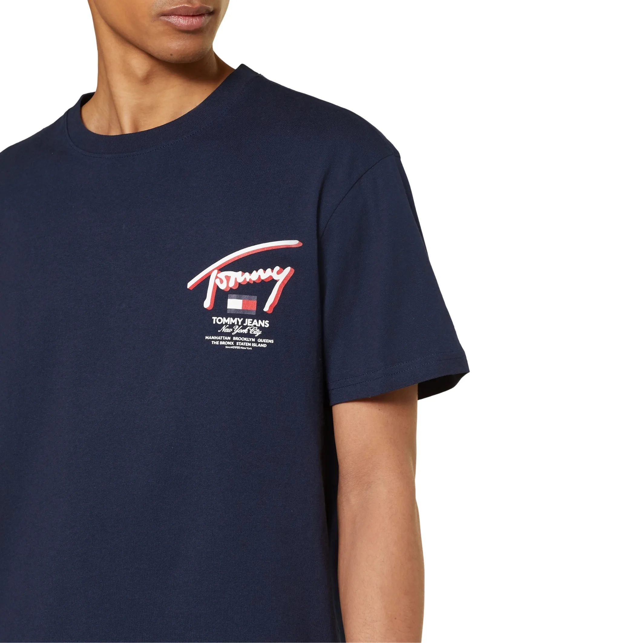 T-shirt Tommy Jeans con logo sul retro