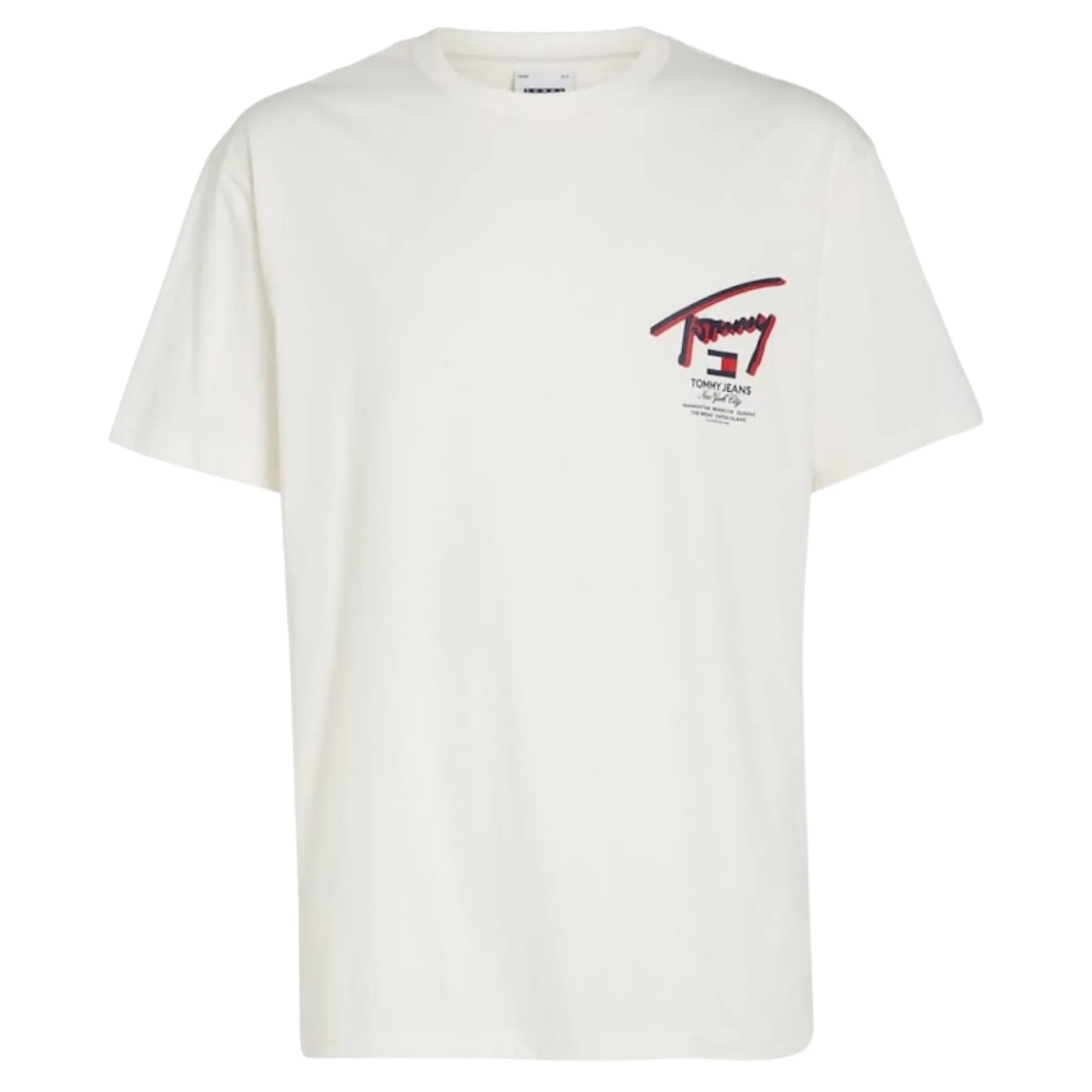 T-shirt Tommy Jeans con logo sul retro