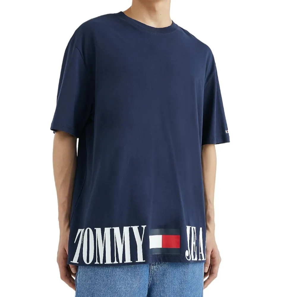 T-shirt Tommy Jeans oversize con logo grafico