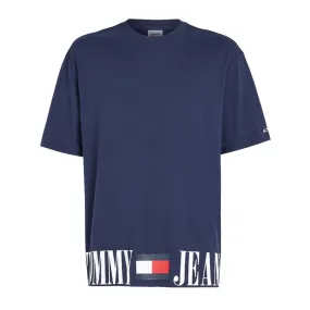 T-shirt Tommy Jeans oversize con logo grafico