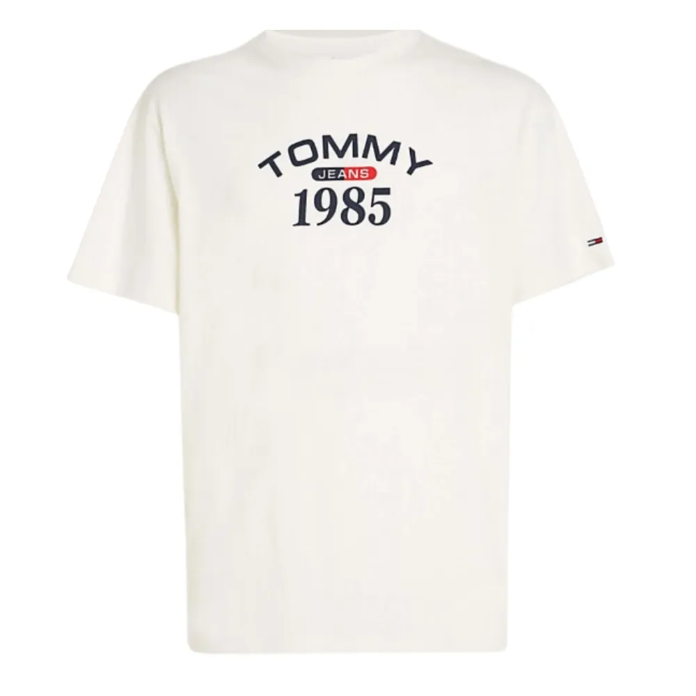 T-shirt Tommy Jeans tjm clsc 1985 rwb curved tee