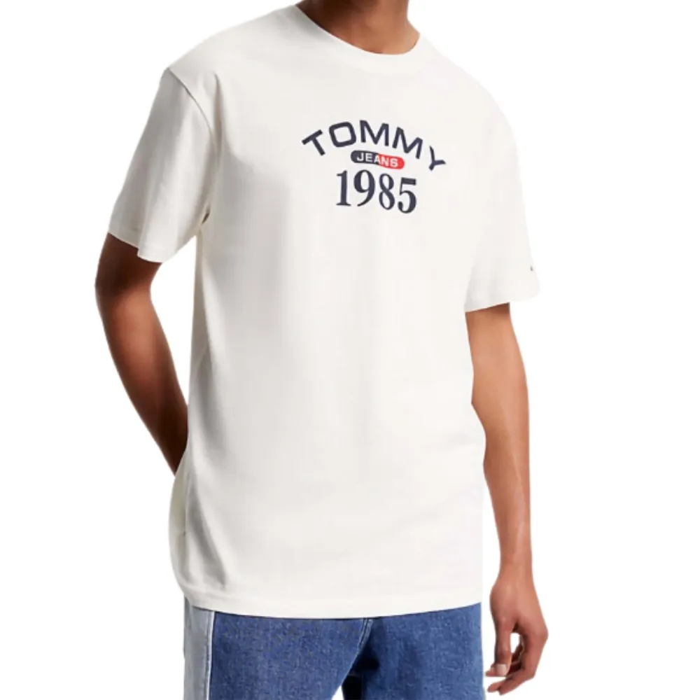 T-shirt Tommy Jeans tjm clsc 1985 rwb curved tee