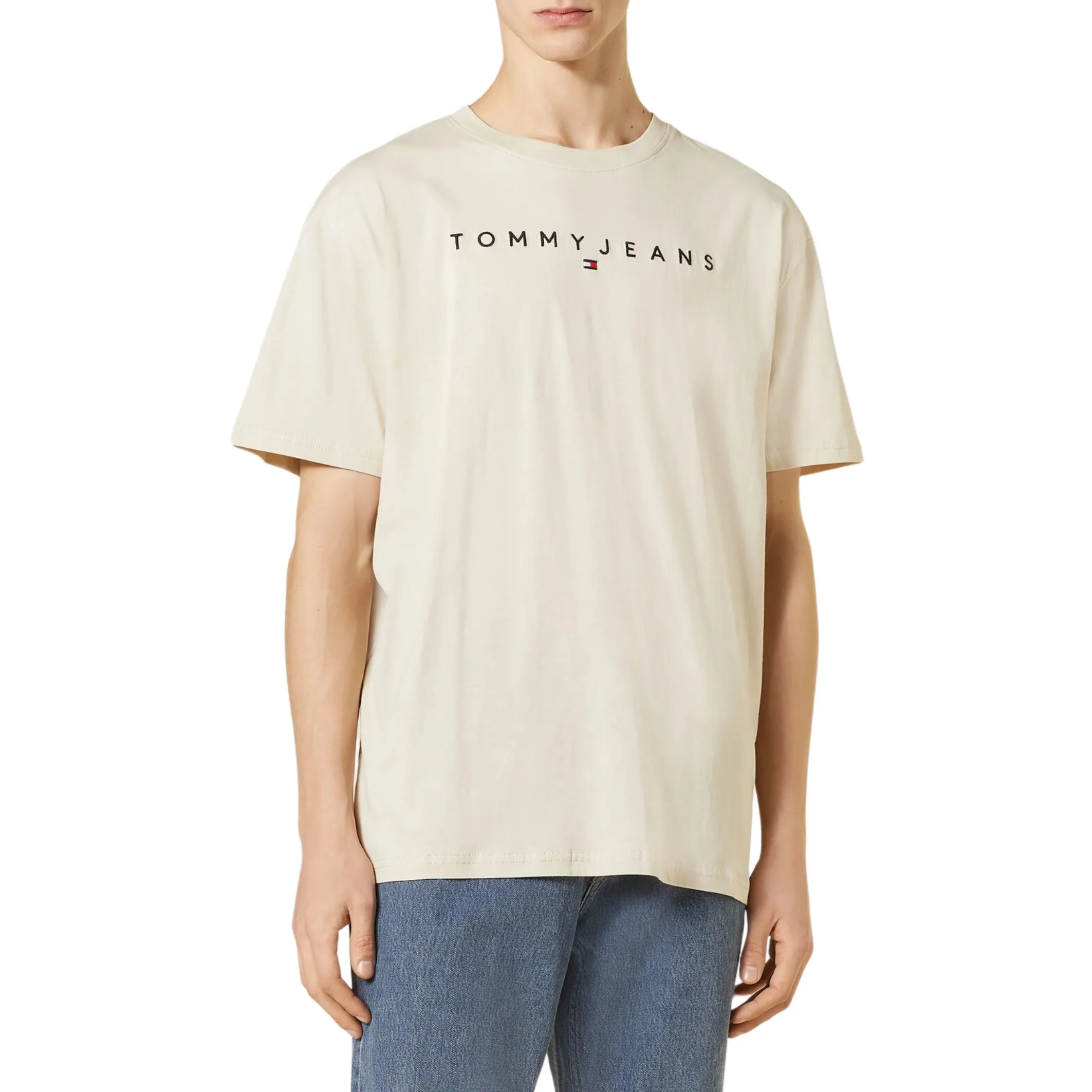 T-shirt Tommy Jeans tjm reg linear logo tee ext