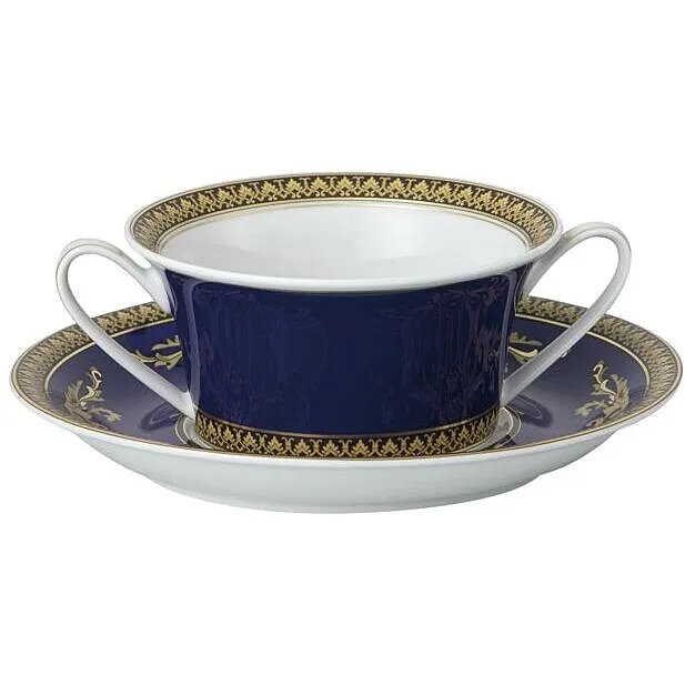 Tazza Porcellana Versace Medusa Blue