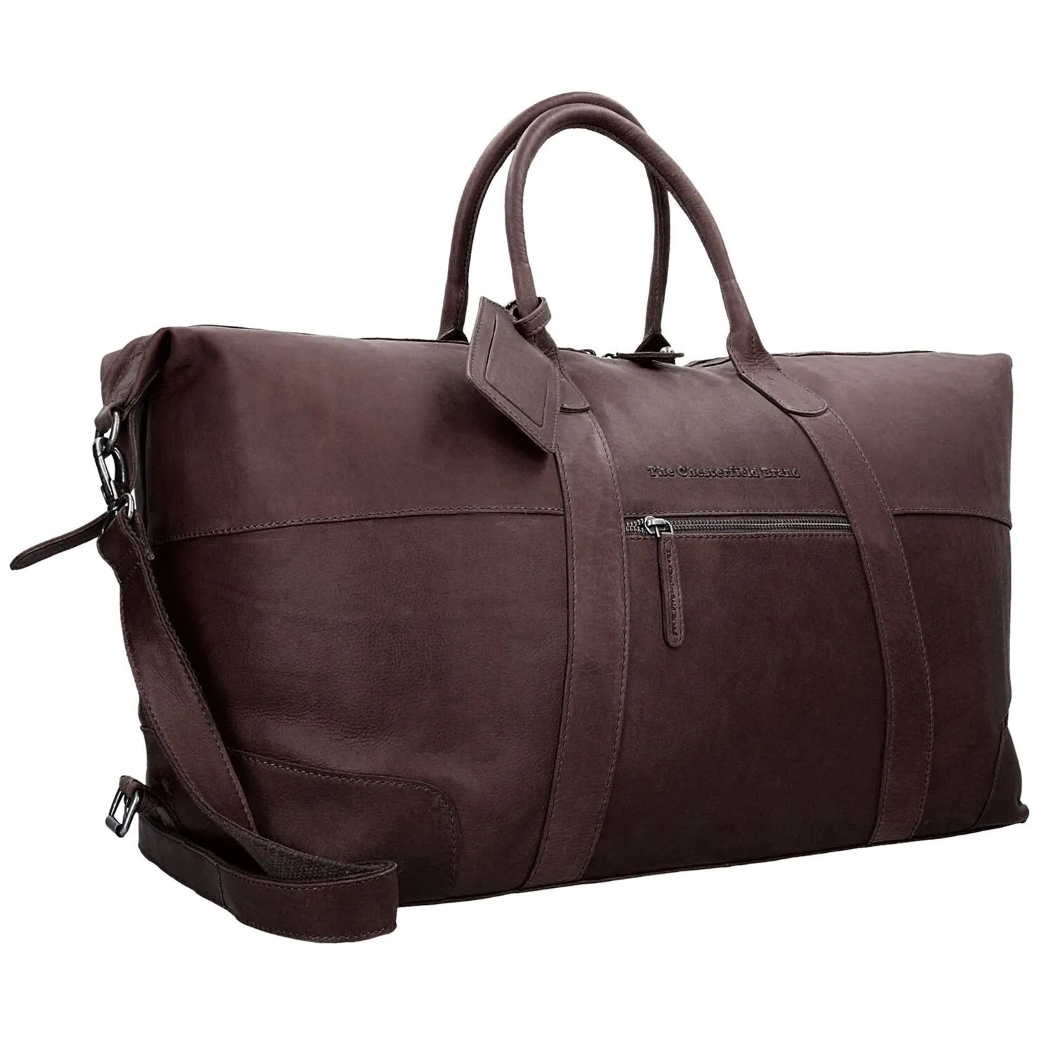 The Chesterfield Brand Wax Pull Up Borsa da viaggio Weekender Pelle 53 cm