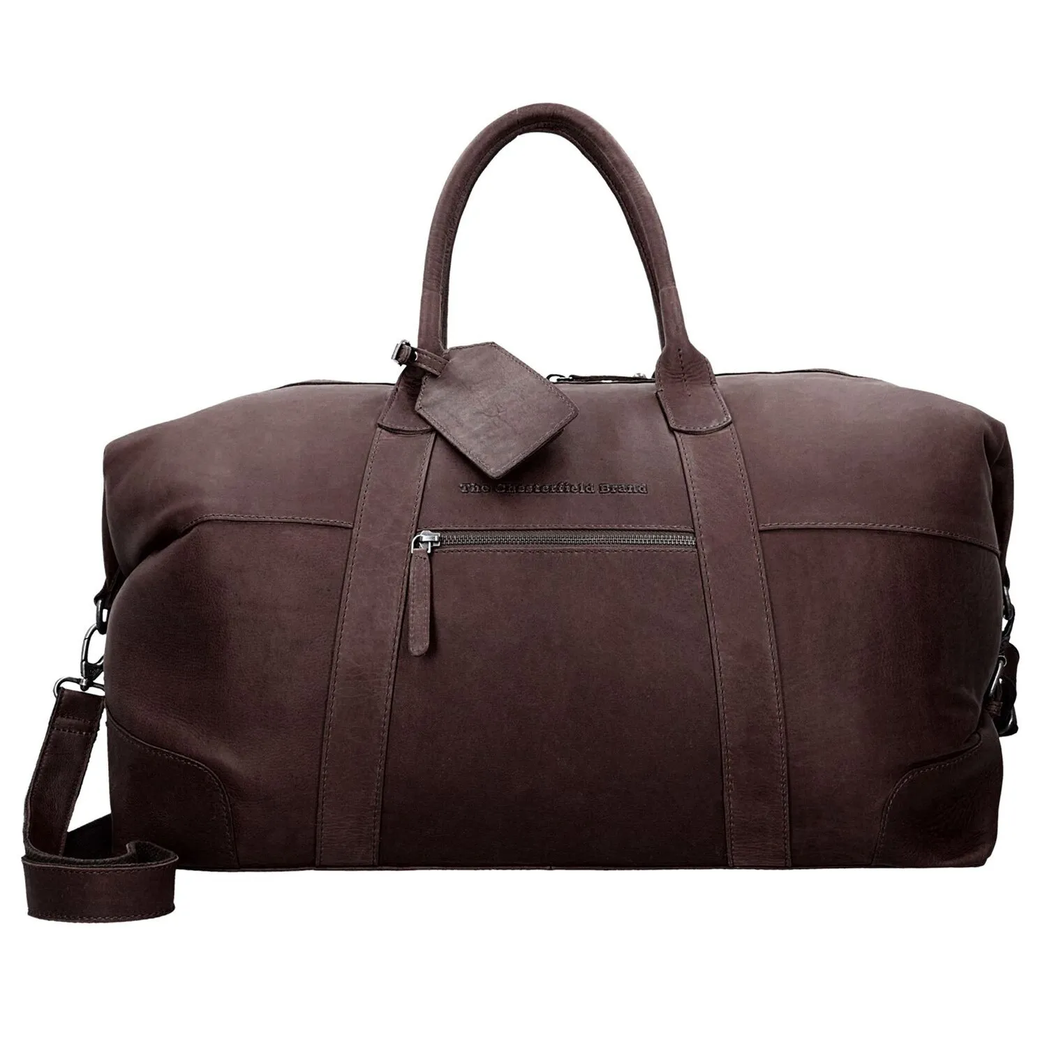 The Chesterfield Brand Wax Pull Up Borsa da viaggio Weekender Pelle 53 cm