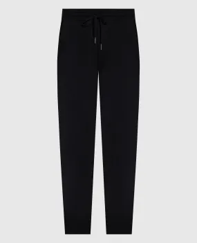 Tom Ford Joggers neri in cashmere e seta KAL002YMK015F23