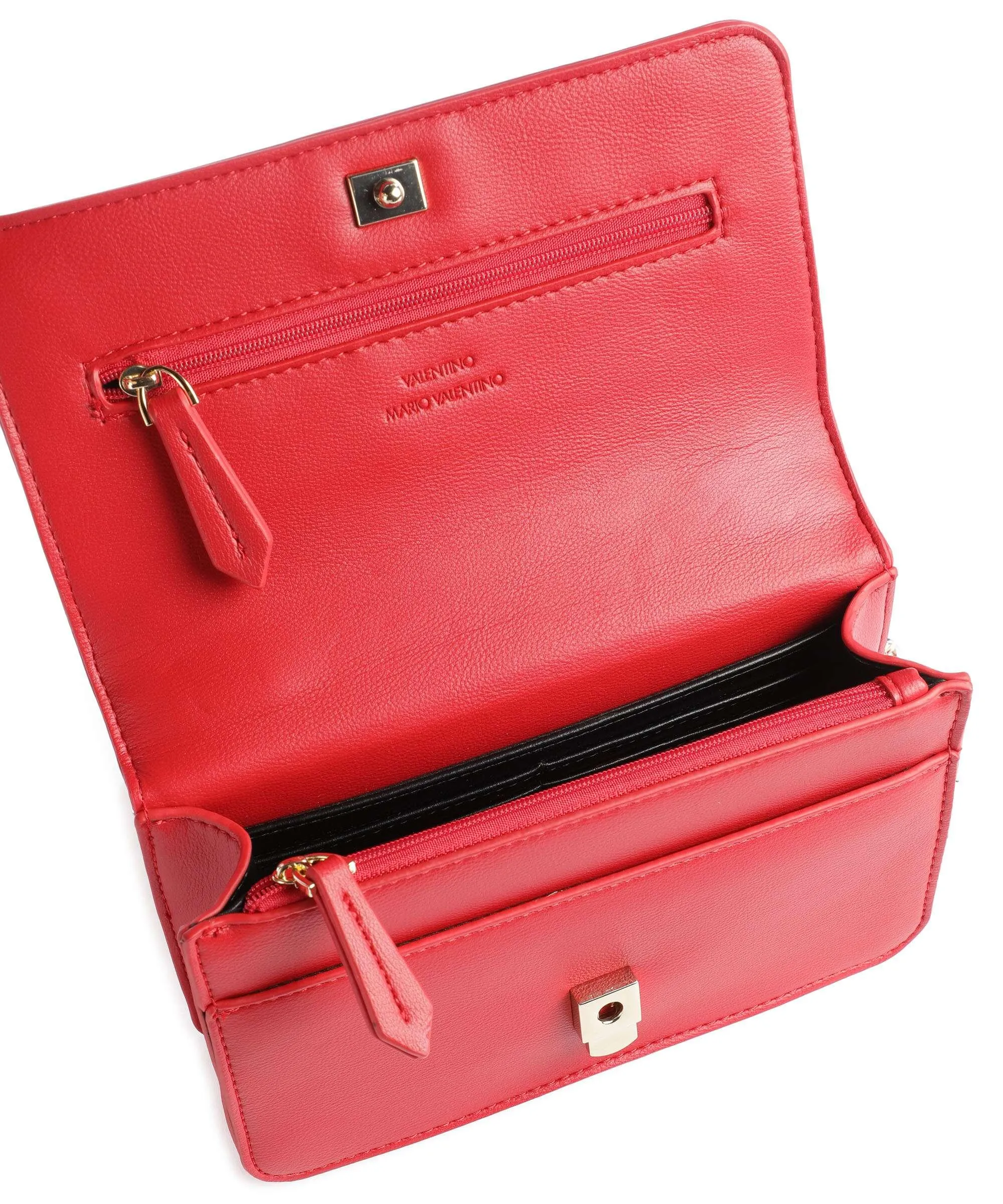  Valentino Bags Cookie Borsa a spalla pelle sintetica rosso  