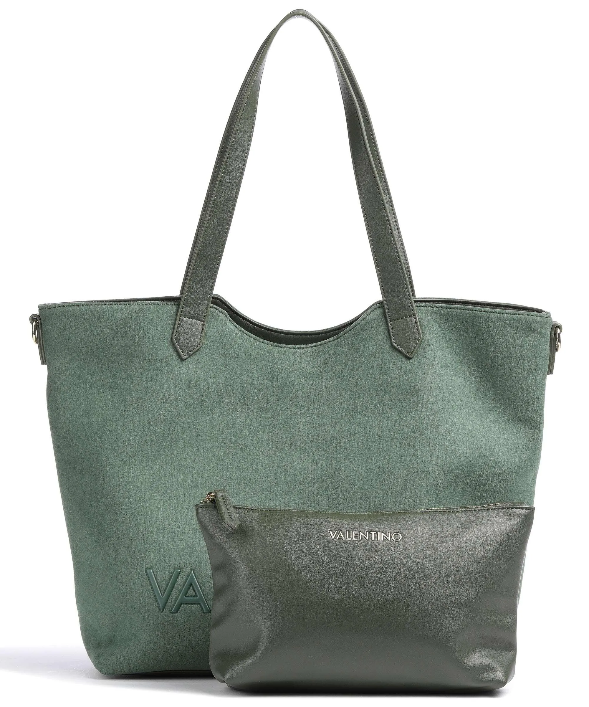  Valentino Bags Courmayeur Borsa shopper poliestere verde  