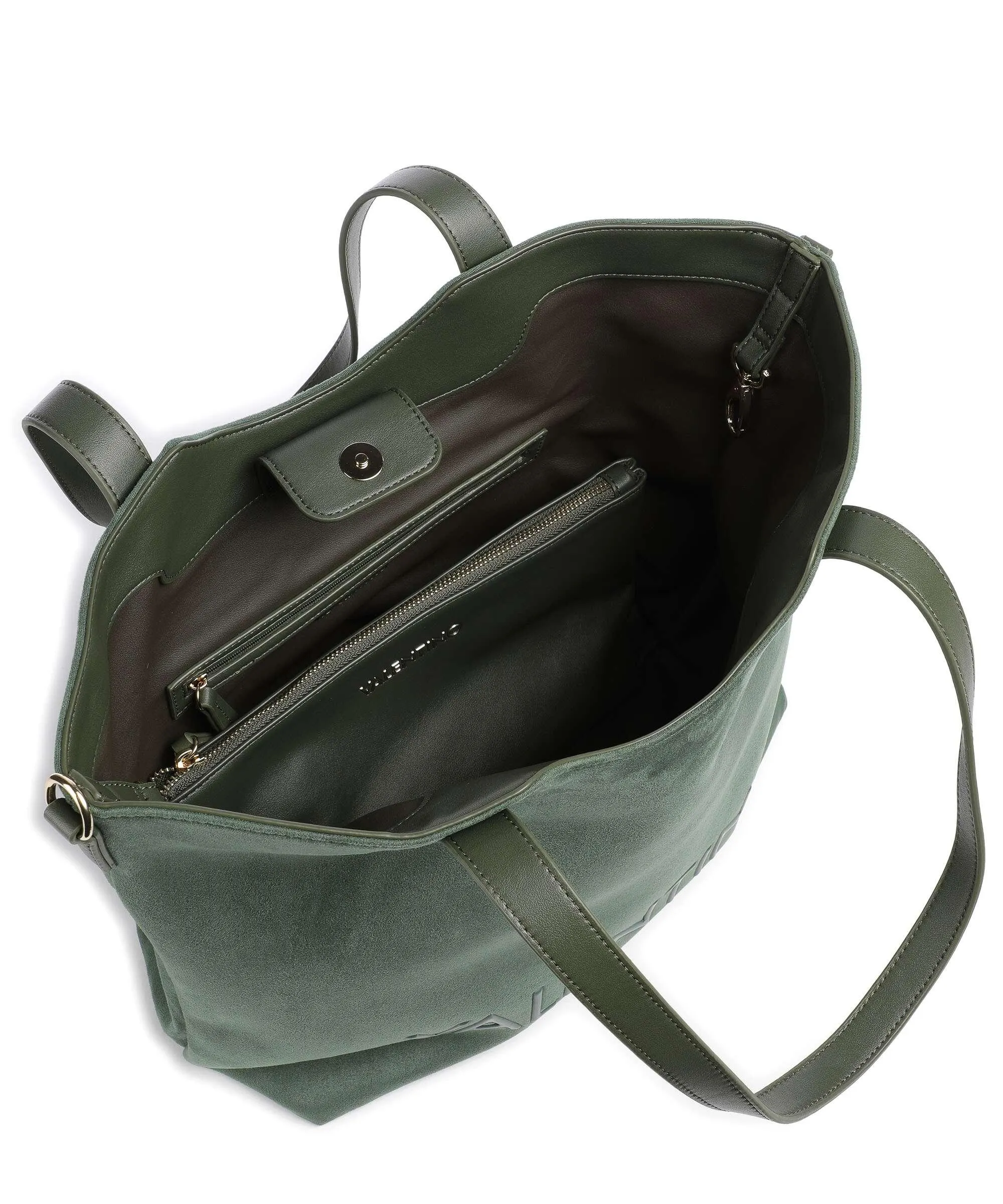  Valentino Bags Courmayeur Borsa shopper poliestere verde  