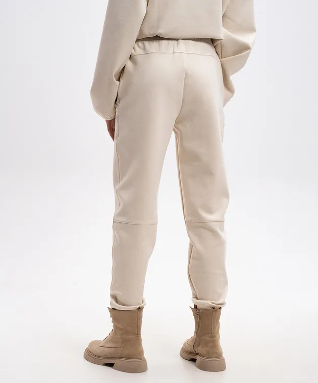 Woolrich Joggers beige con logo CFWWTR0183FRUT3865